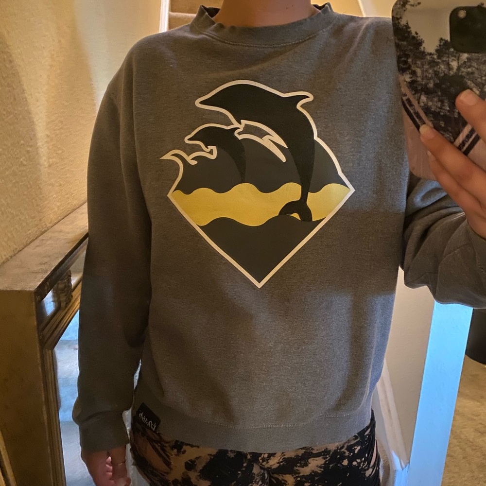 Pink dolphin sweatshirt